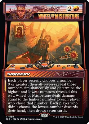 Wheel of Misfortune (1959) card from Secret Lair Drop Series