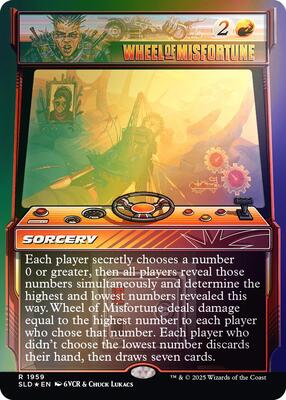 Wheel of Misfortune (1959) (Rainbow Foil) card from Secret Lair Drop Series