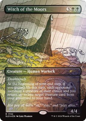 Witch of the Moors (Rainbow Foil) card from Secret Lair Drop Series