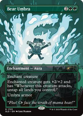 Bear Umbra card from Secret Lair Drop Series