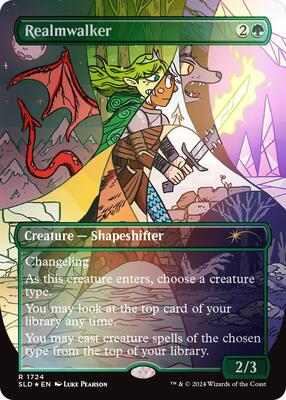 Realmwalker (Rainbow Foil) card from Secret Lair Drop Series