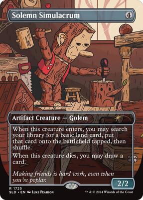 Solemn Simulacrum (1725) card from Secret Lair Drop Series