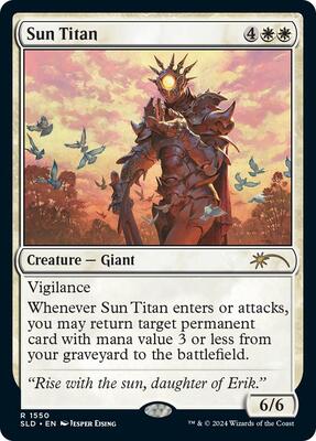 Sun Titan card from Secret Lair Drop Series