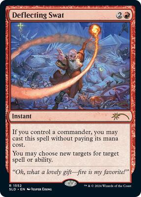 Deflecting Swat card from Secret Lair Drop Series