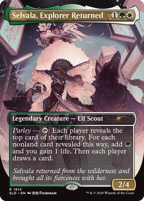 Selvala, Explorer Returned card from Secret Lair Drop Series