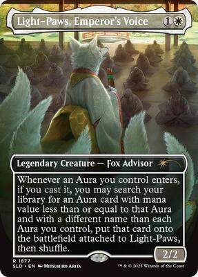 Light-Paws, Emperor's Voice card from Secret Lair Drop Series