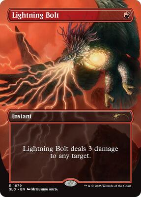 Lightning Bolt (1879) card from Secret Lair Drop Series