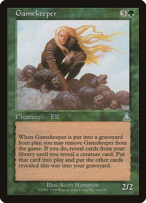Gamekeeper card from Urza's Destiny