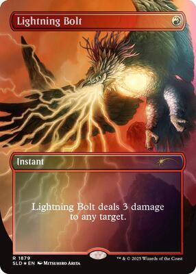 Lightning Bolt (1879) (Rainbow Foil) card from Secret Lair Drop Series