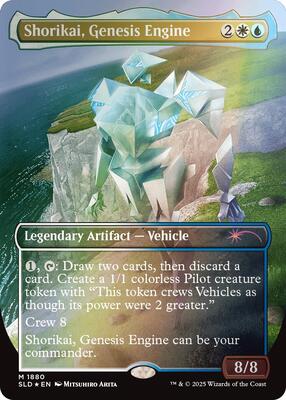 Shorikai, Genesis Engine (Rainbow Foil) card from Secret Lair Drop Series