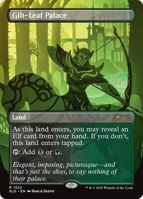 Gilt-Leaf Palace card from Secret Lair Drop Series