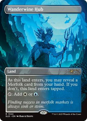 Wanderwine Hub card from Secret Lair Drop Series