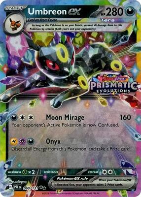 Umbreon ex - 060/131 (Prismatic Evolutions Stamp) card from Miscellaneous Cards & Products