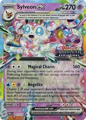 Sylveon ex - 041/131 (Prismatic Evolutions Stamp) card from Miscellaneous Cards & Products
