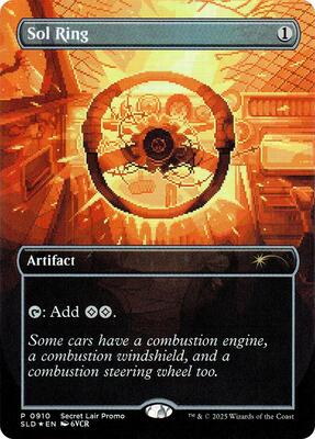 Sol Ring (0910) (Rainbow Foil) card from Secret Lair Drop Series