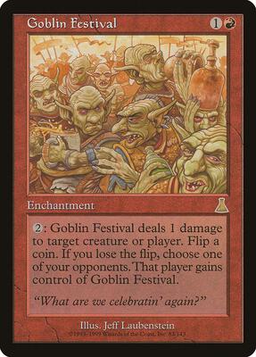 Goblin Festival card from Urza's Destiny