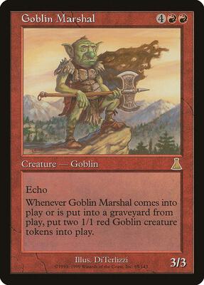 Goblin Marshal card from Urza's Destiny