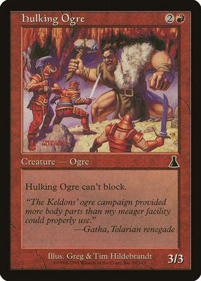 Hulking Ogre card from Urza's Destiny