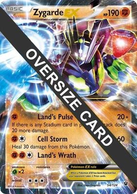 Zygarde EX - 54/124 card from Jumbo Cards