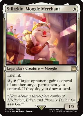 Stiltzkin, Moogle Merchant card from FINAL FANTASY