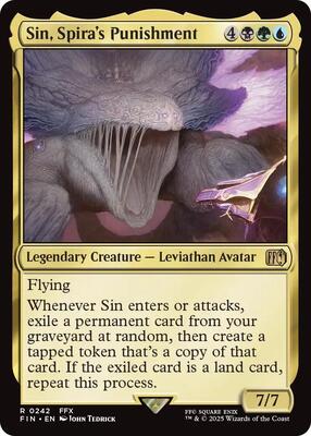 Sin, Spira's Punishment card from FINAL FANTASY