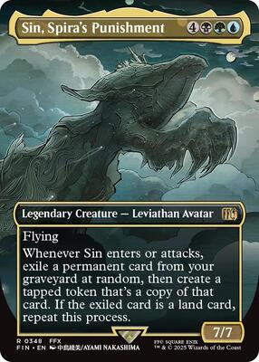 Sin, Spira's Punishment (Borderless) card from FINAL FANTASY