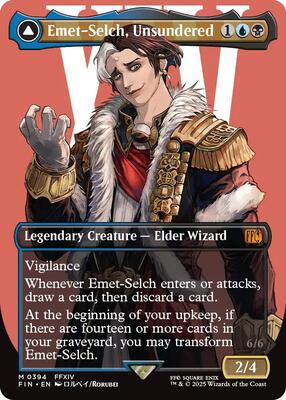 Emet-Selch, Unsundered (Borderless) card from FINAL FANTASY
