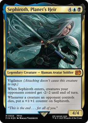 Sephiroth, Planet's Heir card from FINAL FANTASY