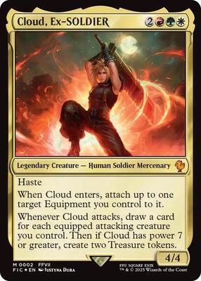 Cloud, Ex-SOLDIER card from Commander: FINAL FANTASY