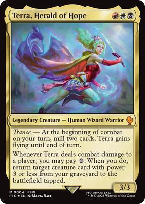 Terra, Herald of Hope card from Commander: FINAL FANTASY