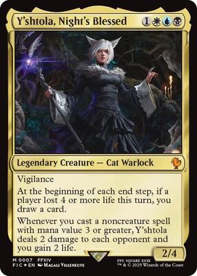 Y'shtola, Night's Blessed card from Commander: FINAL FANTASY