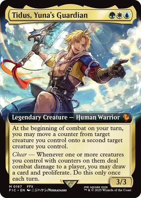 Tidus, Yuna's Guardian (Extended Art) card from Commander: FINAL FANTASY