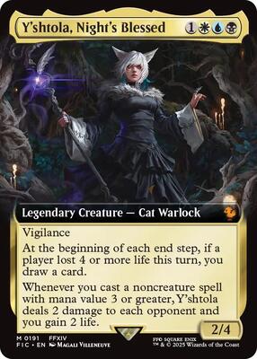 Y'shtola, Night's Blessed (Extended Art) card from Commander: FINAL FANTASY