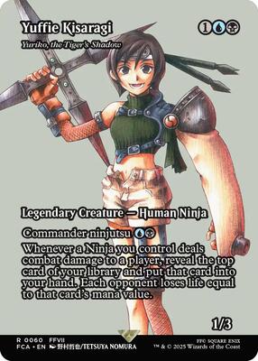 Yuffie Kisaragi - Yuriko, the Tiger's Shadow (Showcase) card from FINAL FANTASY: Through the Ages