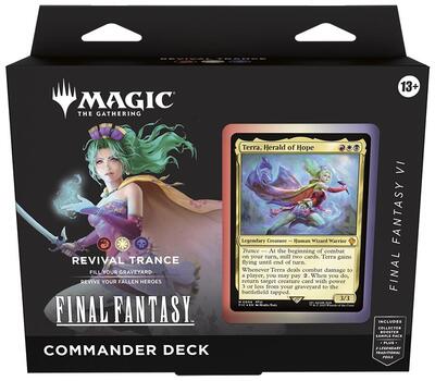 FINAL FANTASY Commander Deck - FINAL FANTASY VI Revival Trance card from Commander: FINAL FANTASY