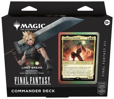 FINAL FANTASY Commander Deck - FINAL FANTASY VII Limit Break card from Commander: FINAL FANTASY