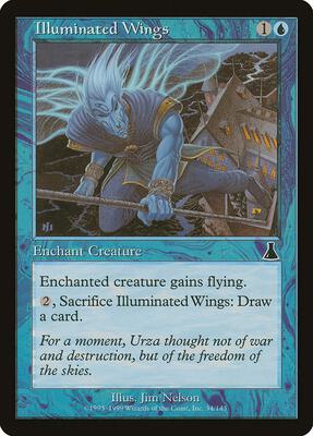 Illuminated Wings card from Urza's Destiny