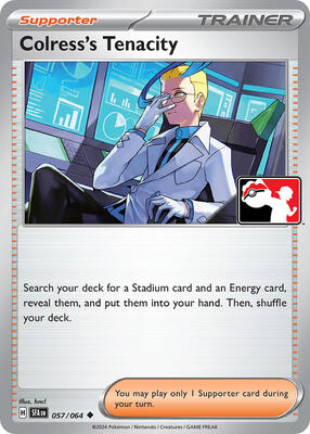 Colress's Tenacity - 057/064 card from Prize Pack Series Cards