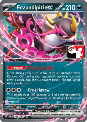 Fezandipiti ex - 038/064 card from Prize Pack Series Cards