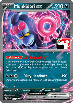 Munkidori ex - 037/064 card from Prize Pack Series Cards