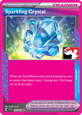 Sparkling Crystal - 142/142 card from Prize Pack Series Cards
