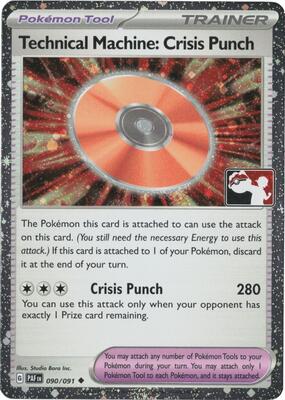 Technical Machine: Crisis Punch - 090/091 (Cosmos Holo) card from Prize Pack Series Cards
