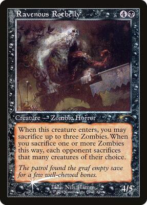 Ravenous Rotbelly (Retro Frame) card from Secret Lair Drop Series