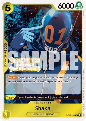 Shaka (Judge Pack Vol. 5) card from One Piece Promotion Cards