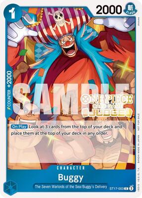 Buggy (Judge Pack Vol. 5) card from One Piece Promotion Cards