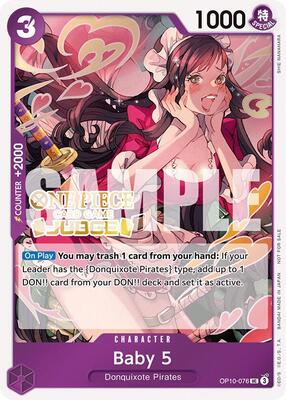 Baby 5 (Judge Pack Vol. 5) card from One Piece Promotion Cards