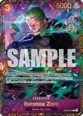 Roronoa Zoro (Championship 25-26 Regionals Season 1) card from One Piece Promotion Cards