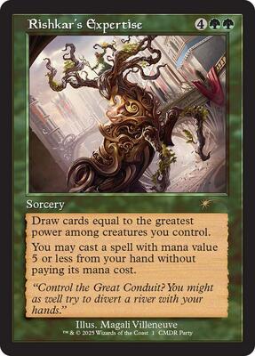 Rishkar's Expertise (Retro Frame) card from WPN & Gateway Promos