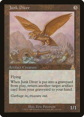 Junk Diver card from Urza's Destiny