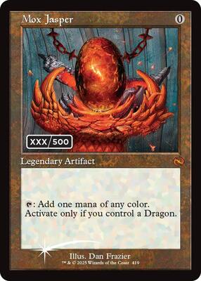 Mox Jasper (Serial Numbered) card from Tarkir: Dragonstorm